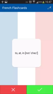 french flashcards app